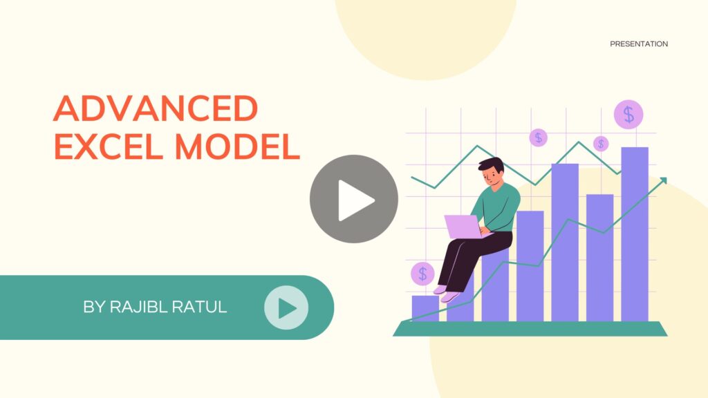 advance excel model front page